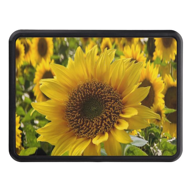 Trailer Hitch Cover 2" Sunflower (Front)