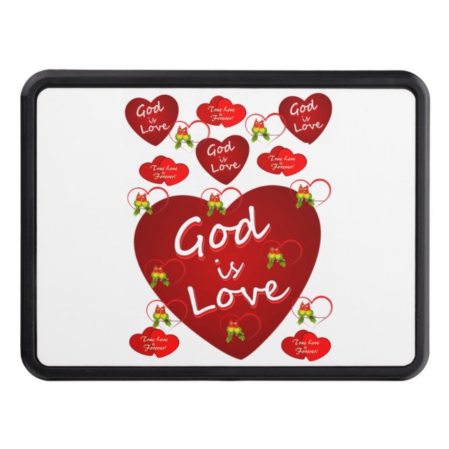 Trailer Hitch Cover 2" Valentine's Day (Front)