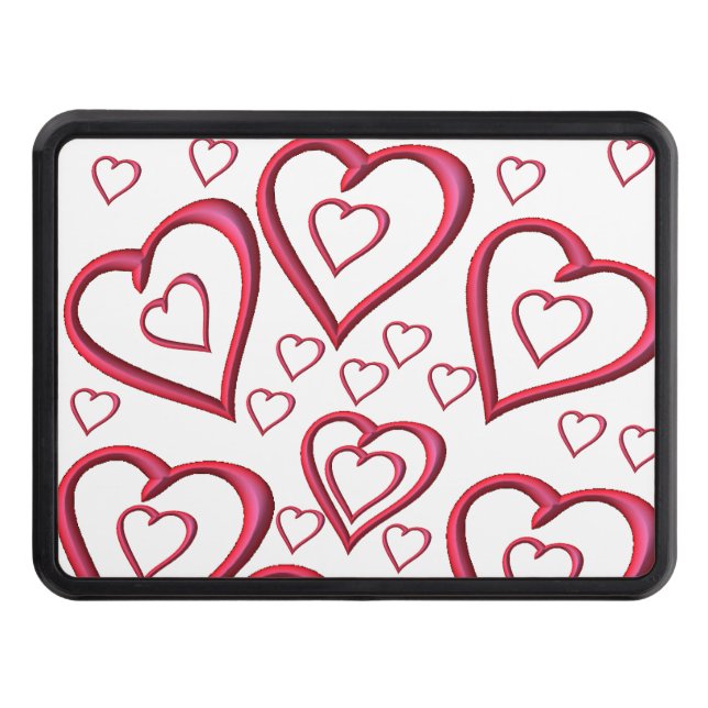 Trailer Hitch Cover 2" Valentine's Day (Front)