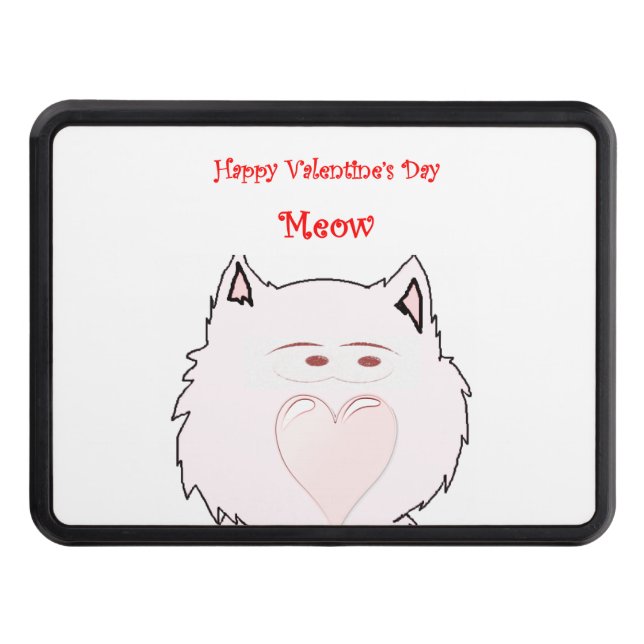 Trailer Hitch Cover 2" Valentine's Day (Front)