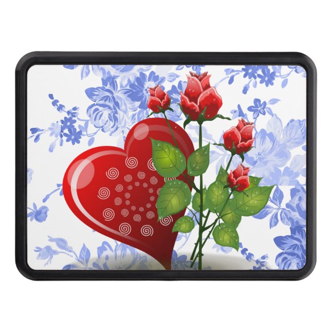 Trailer Hitch Cover 2" Valentine's Day (Front)
