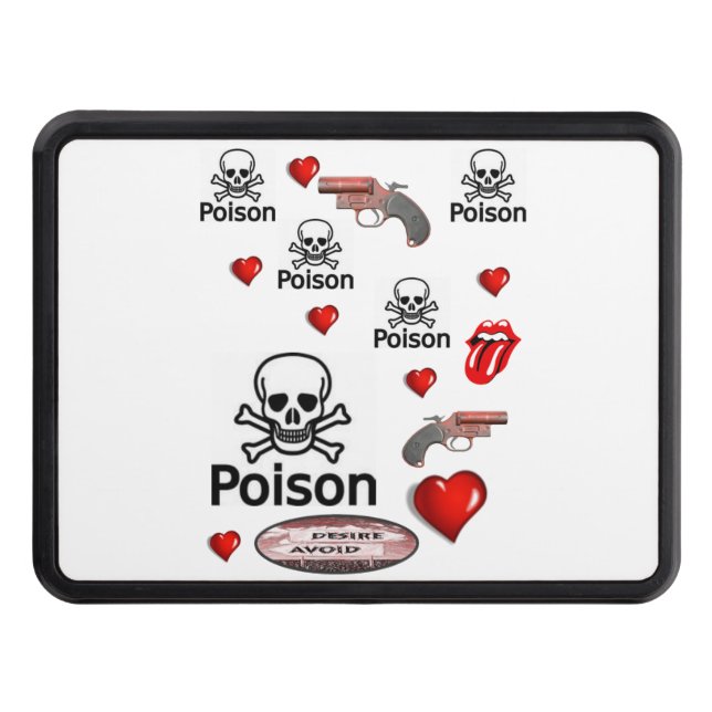 Trailer Hitch Cover 2" Valentine's Day (Front)