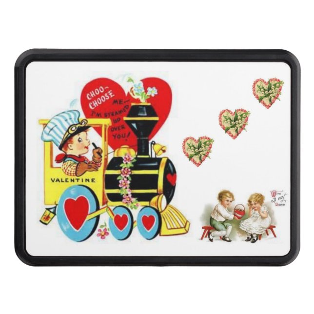Trailer Hitch Cover 2" Valentine's Day (Front)
