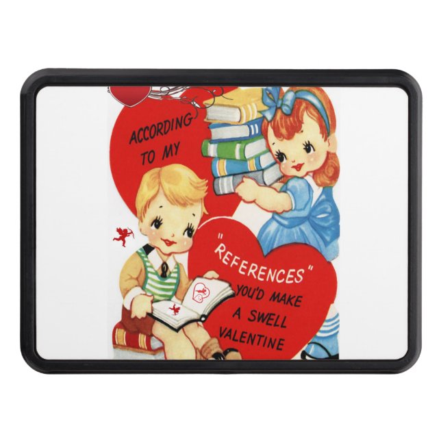 Trailer Hitch Cover 2" Valentine's Day (Front)