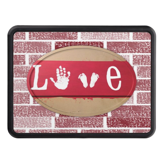 Trailer Hitch Cover 2" Valentine's Day (Front)