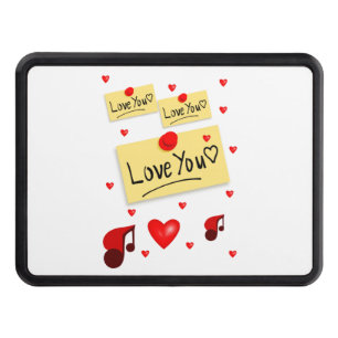 Trailer Hitch Cover 2" Valentine's Day