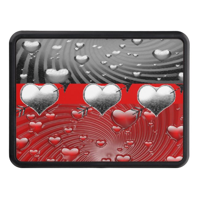 Trailer Hitch Cover 2" Valentine's Day (Front)
