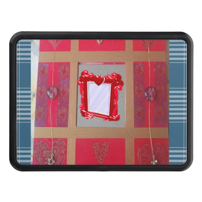 Trailer Hitch Cover 2" Valentine's Day (Front)