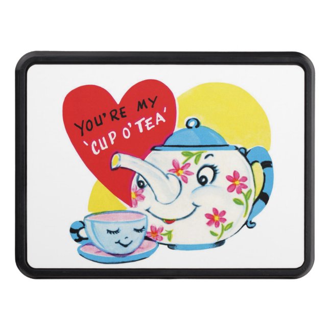 Trailer Hitch Cover 2" Valentine's Day (Front)