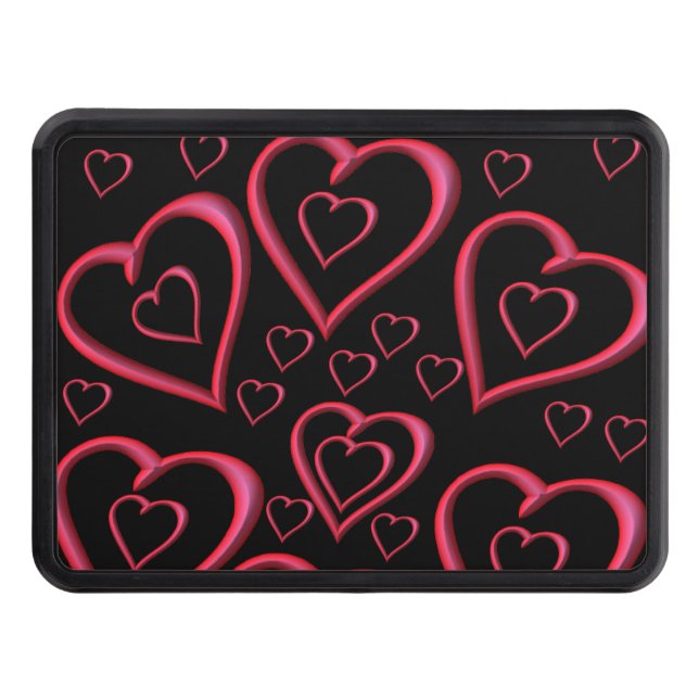 Trailer Hitch Cover 2" Valentine's Day (Front)