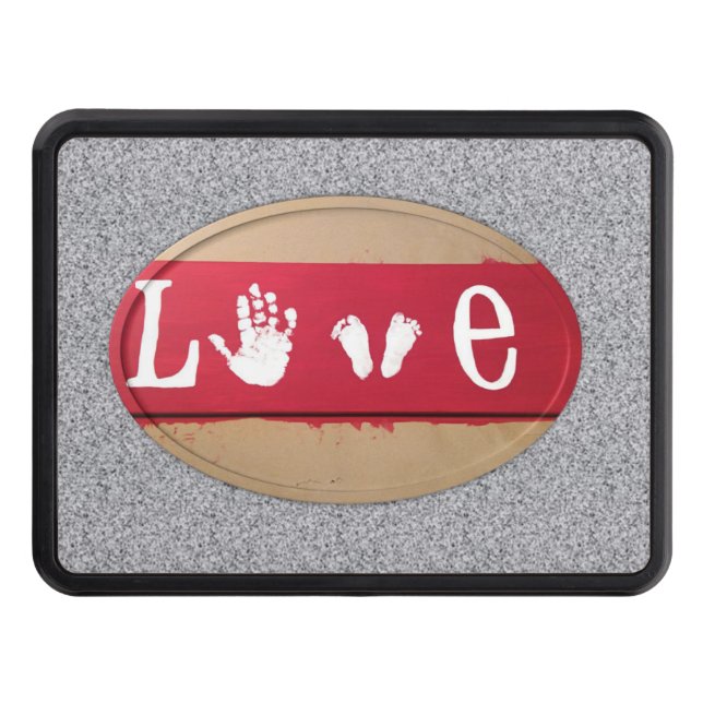 Trailer Hitch Cover 2" Valentine's Day (Front)