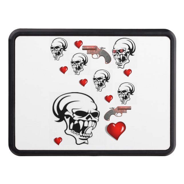 Trailer Hitch Cover 2" Valentine's Day (Front)