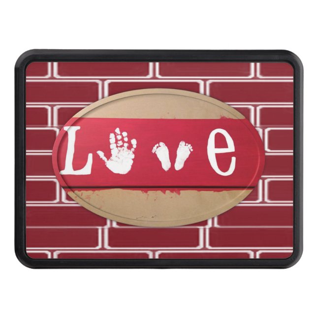 Trailer Hitch Cover 2" Valentine's Day (Front)