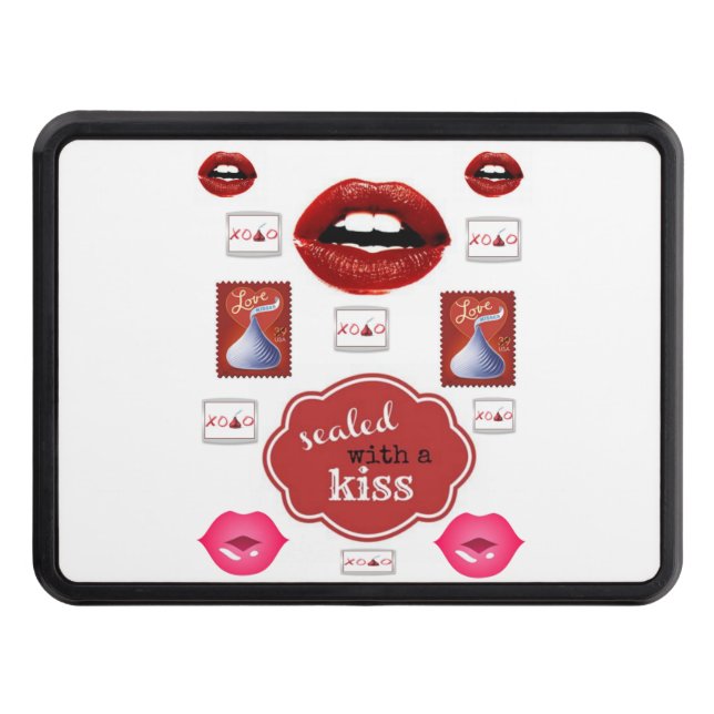 Trailer Hitch Cover 2" Valentine's Day (Front)