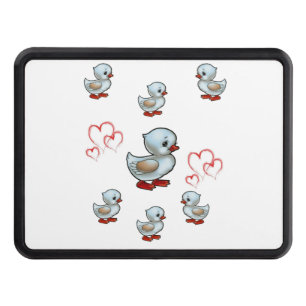 Trailer Hitch Cover 2" Valentine's Day Duck