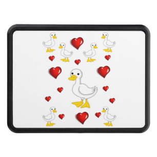 Trailer Hitch Cover 2" Valentine's Day Duck