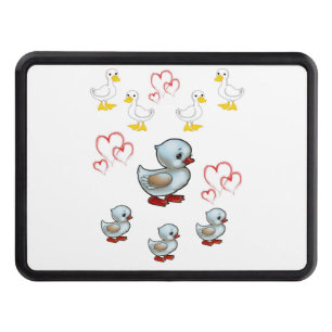 Trailer Hitch Cover 2" Valentine's Day Duck