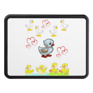 Trailer Hitch Cover 2" Valentine's Day Duck