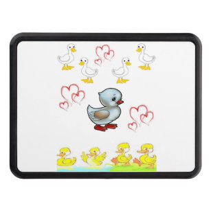 Trailer Hitch Cover 2" Valentine's Day Duck