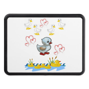 Trailer Hitch Cover 2" Valentine's Day Duck