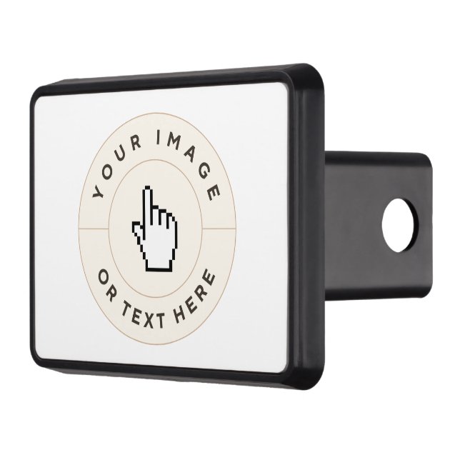 Trailer Hitch Cover - Custom (add image/text) (Left)