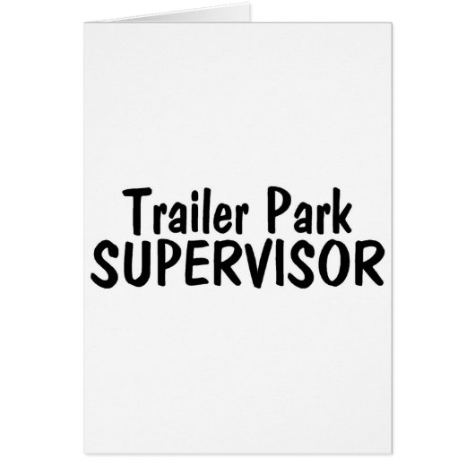 Trailer Park Supervisor Cards (Front)