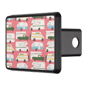 Trailer RV Vanlife Camping Pattern Hitch Cover