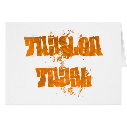 trailer trash graffiti design cards (Front Horizontal)