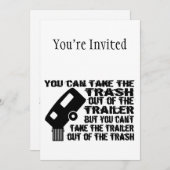 Trailer Trash Invitation (Front/Back)