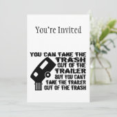 Trailer Trash Invitation (Standing Front)