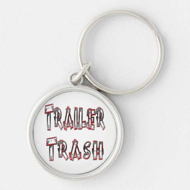 Trailer Trash Keychain (Front)