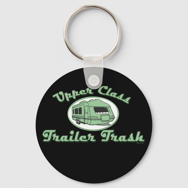 Trailer Trash Keychain (Front)