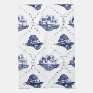 Trailer Trash Toile [kitchen towel] Towel