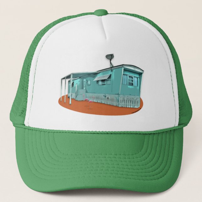 Trailer Trash Trucker Hat (Front)