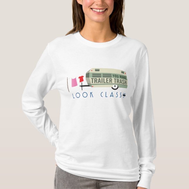 Trailer Trash Women's Long-Sleeve T-shirt (Front)