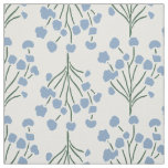 Trailing Meadow Vines | Botanical Dusty Bluebell  Fabric