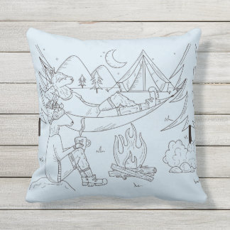 Trailpaca Starry Night Camp Sensations Outdoor Pillow