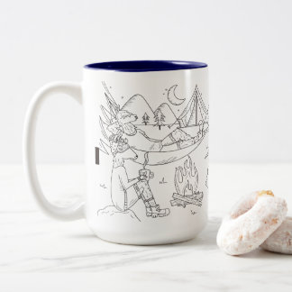 Trailpaca Stary Night Camp Sensations Two-Tone Coffee Mug