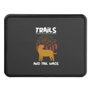 Trails and tail Wags Labrador Retriever Hitch Cover