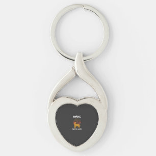 Trails and tail Wags Labrador Retriever Keychain