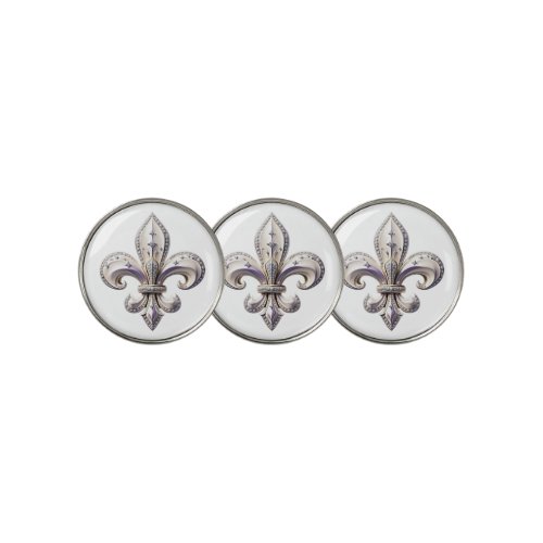 Trails I Travel Fleur De Lis Design Golf Ball Marker