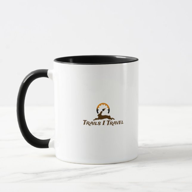 Trails I Travel Rabbit Mug (Left)
