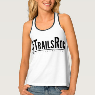 #TrailsRoc women's racer Tank Top