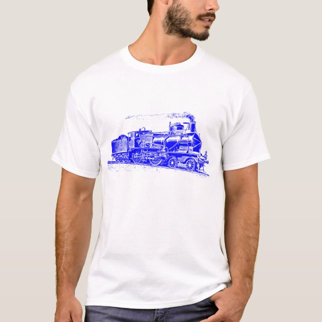 Train 03 - Blue T-Shirt (Front)