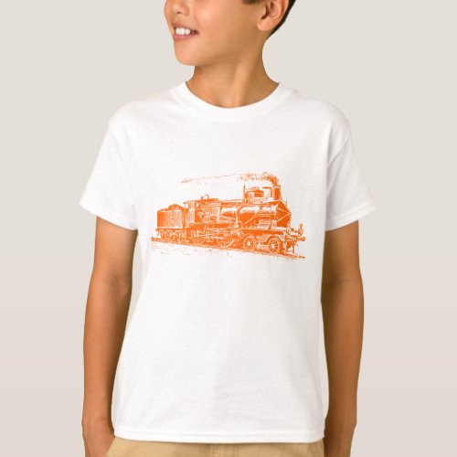 Train 03 _ Orange T_Shirt