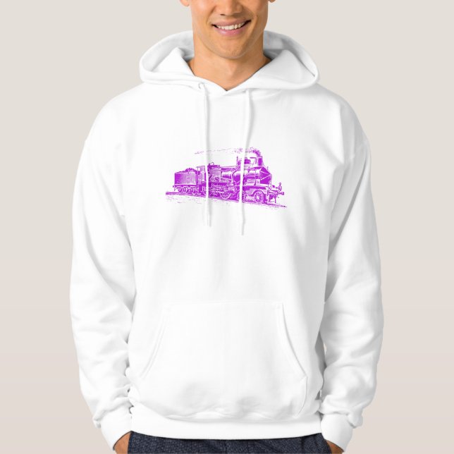 Train 03 - Purple Hoodie (Front)