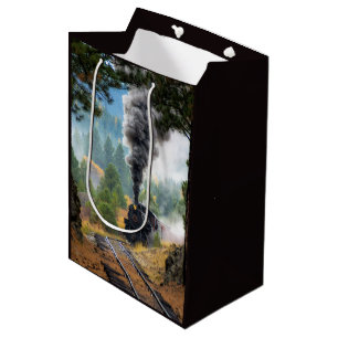 Train 19 medium gift bag