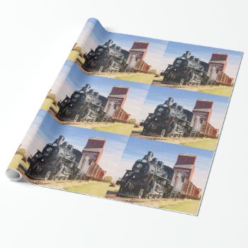 Train 1 Wrapping Paper by Ronspassionfordesign at Zazzle
