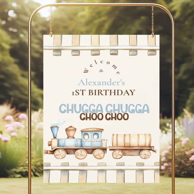 Train 1st Birthday  Foam Board (Creator Uploaded)