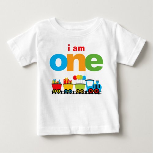 Train 1st Birthday T_shirt Toddler Baby Kid